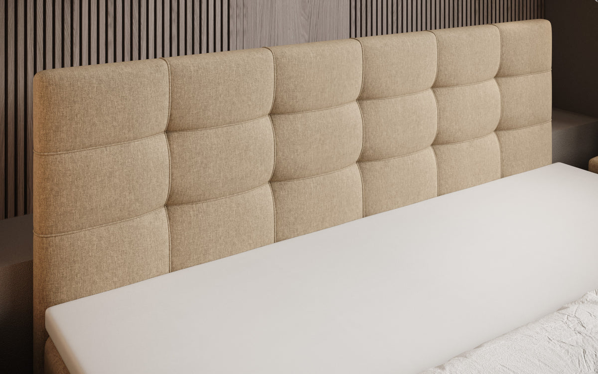 Boxspringbed Luxor Stof met Opbergruimte