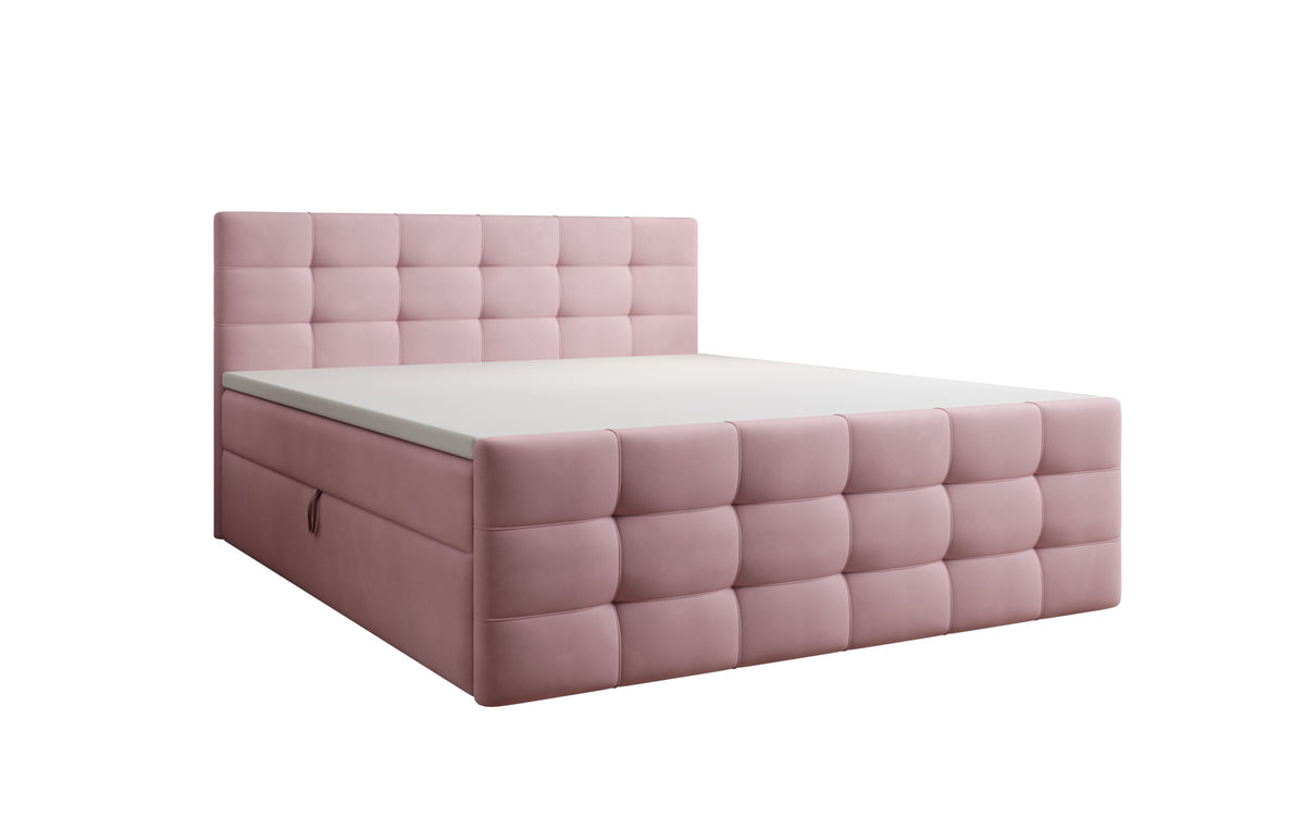 Boxspringbed Luxor Fluweel met Opbergruimte