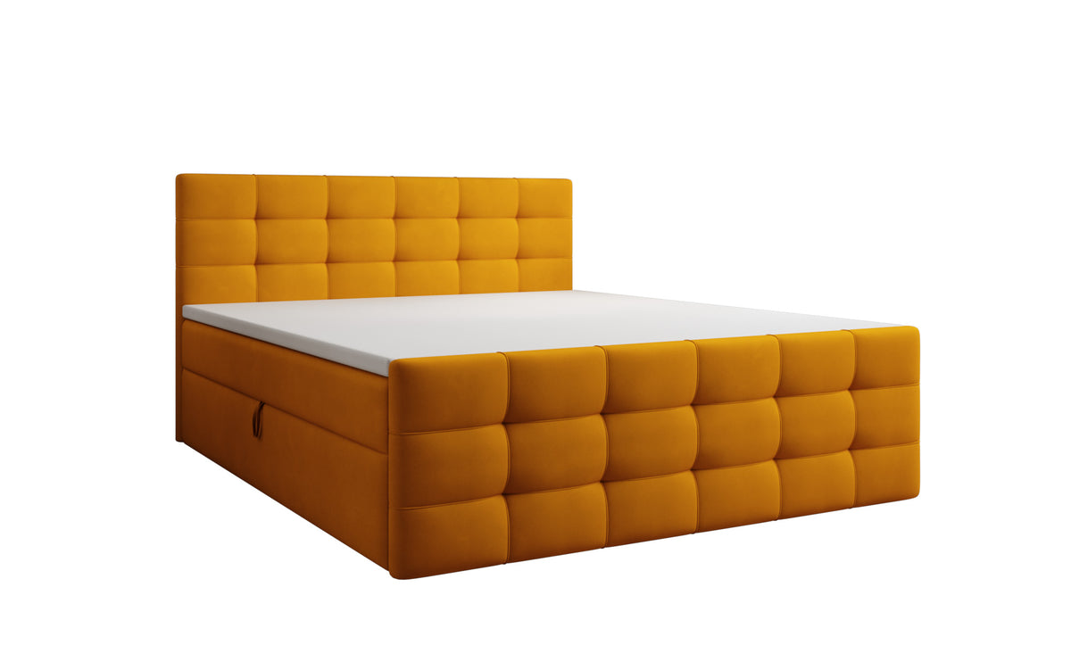 Boxspringbed Luxor Fluweel met Opbergruimte