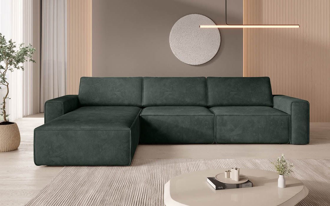 Modulares Ecksofa Yuma I aus Cord