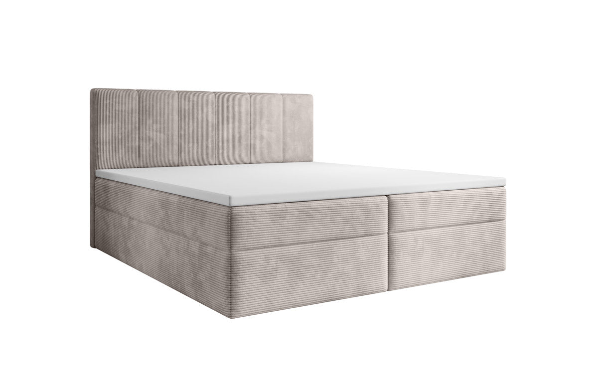 Boxspringbed Aurelia Cord met opbergruimte