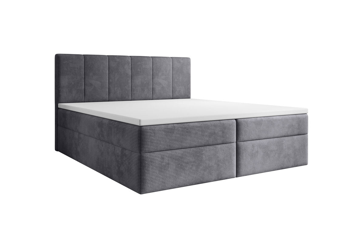 Boxspringbed Aurelia Cord met opbergruimte