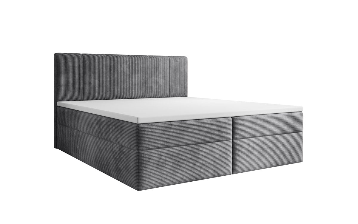 Boxspringbed Aurelia Cord met opbergruimte