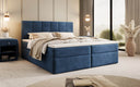 Boxspringbed Aurelia van fluweel met opbergruimte