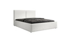 Designer gestoffeerd bed Elara in bouclé met opbergruimte