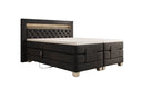 Boxspringbed Velora van fluweel, elektrisch verstelbaar met LED