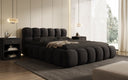 Designer Polsterbett Boston Ribstof met opbergruimte