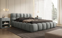 Designer gestoffeerd bed Boston Bouclé met opbergruimte