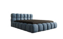 Designer Polsterbett Boston Ribstof met opbergruimte