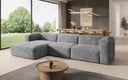 Designer hoekbank Comfy in Ribstof