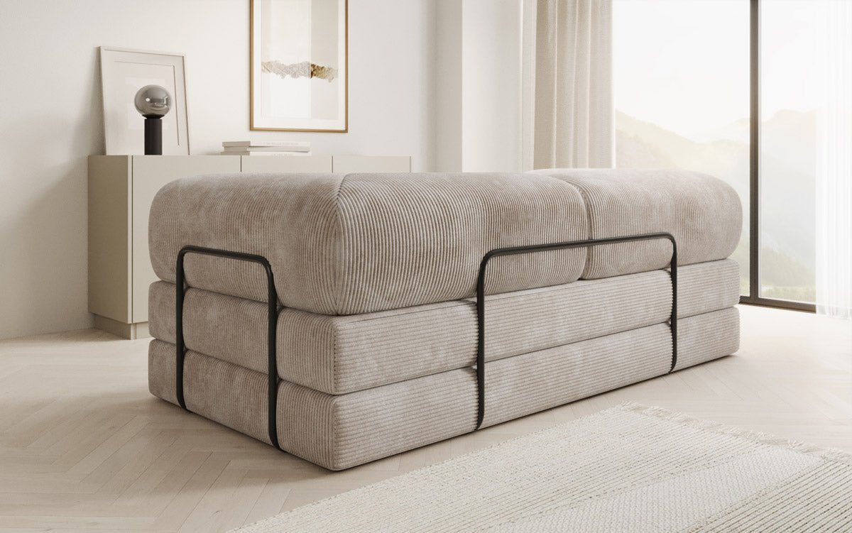 Designer Sofa Lazy 3-zits in Corduroy