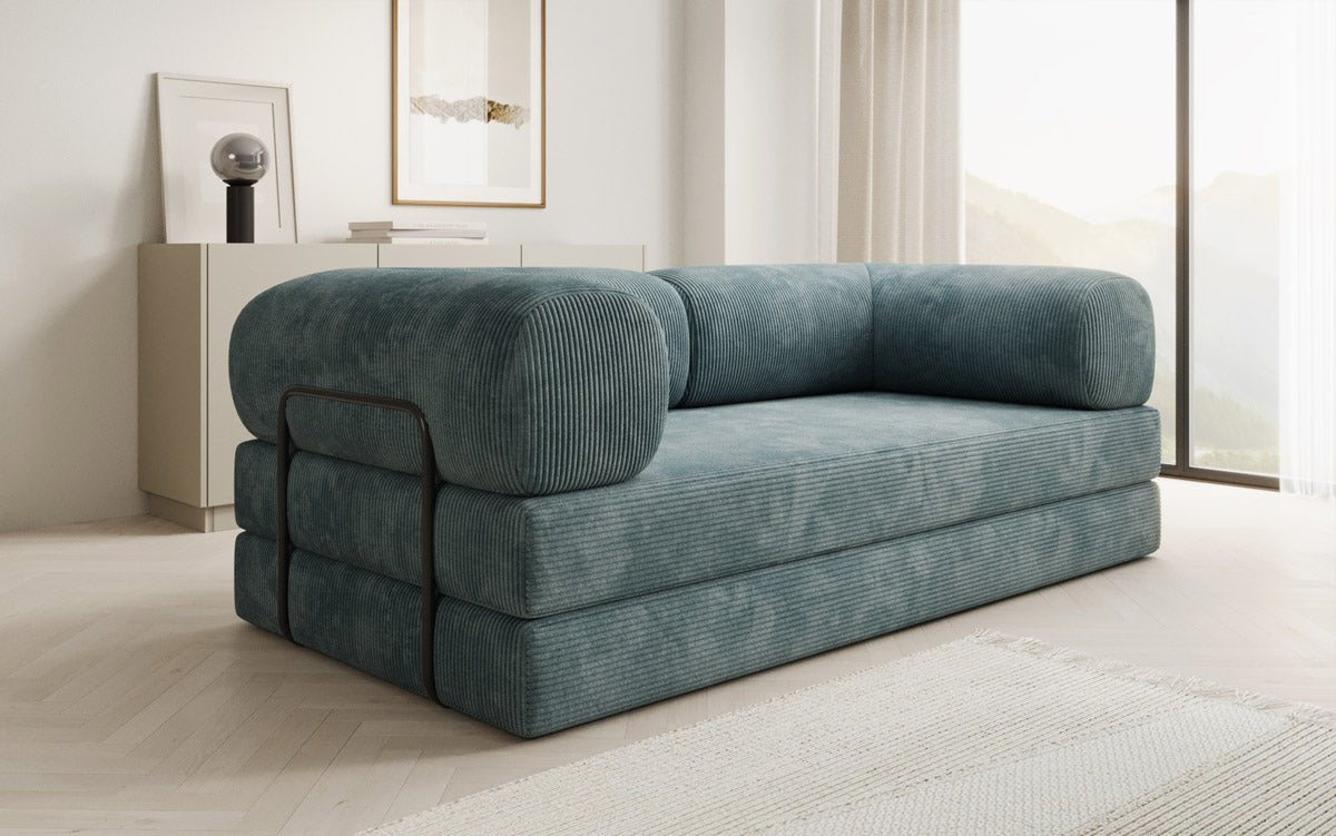 Designer Sofa Lazy 3-zits in Corduroy