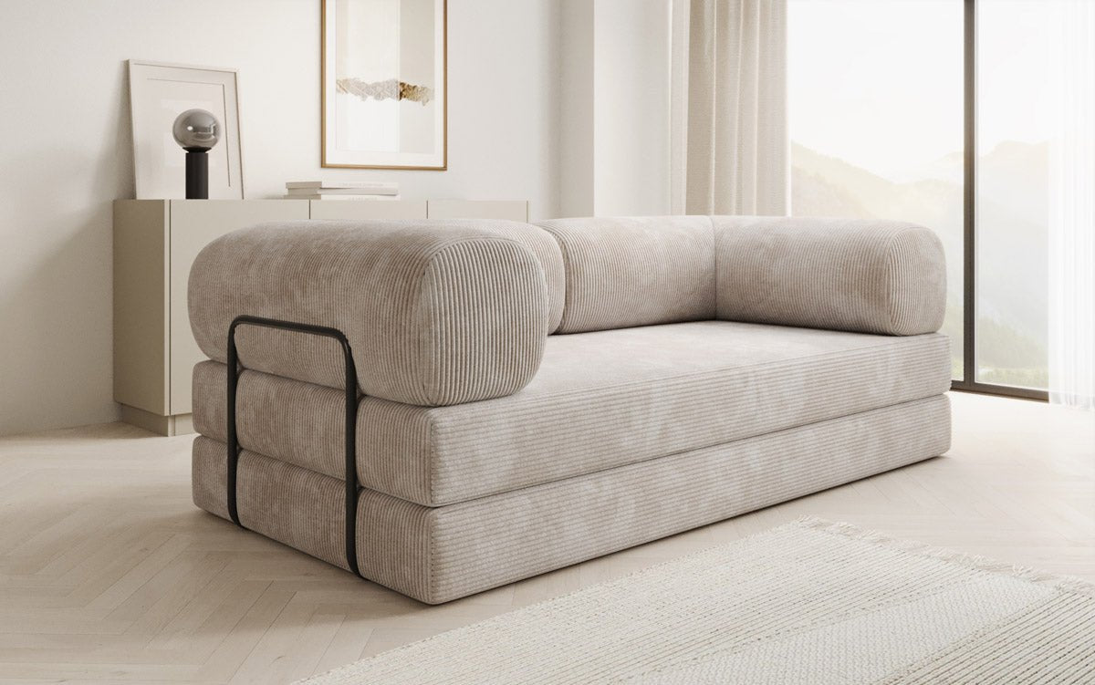 Designer Sofa Lazy 3-zits in Corduroy