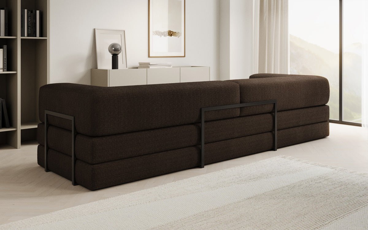 Designer Sofa Lazy 3-zits XXL in Bouclé
