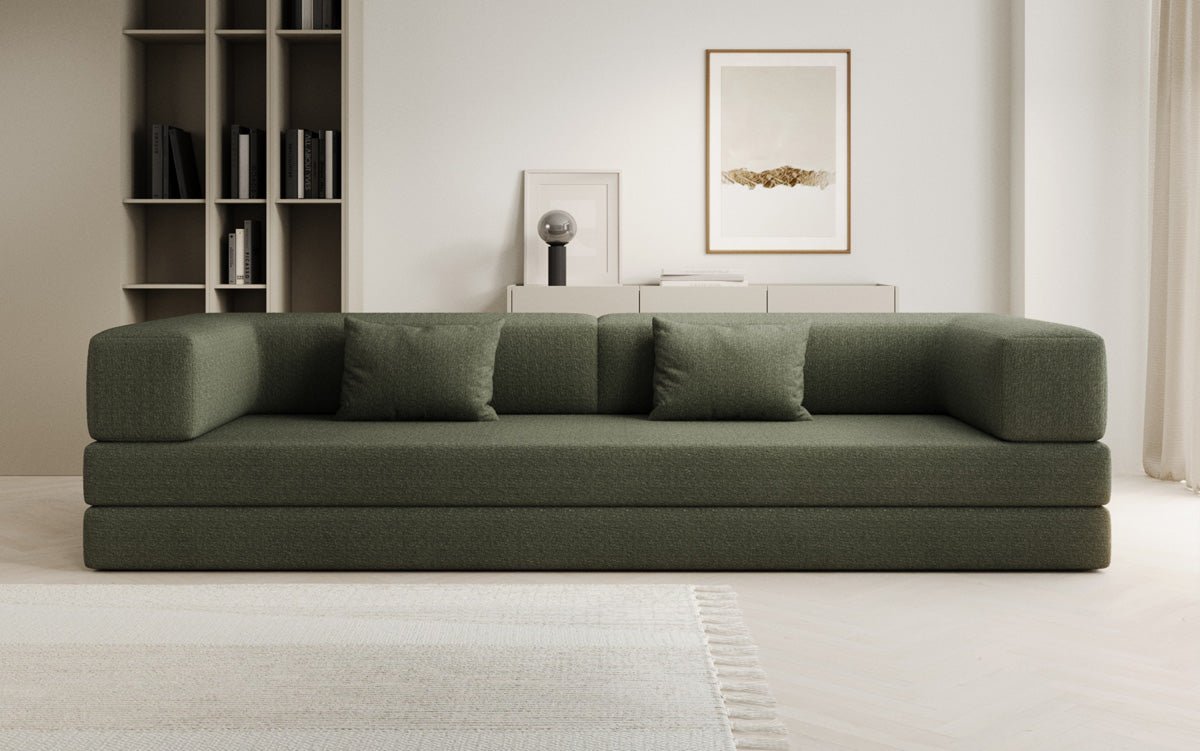 Designer Sofa Lazy 3-zits XXL in Bouclé