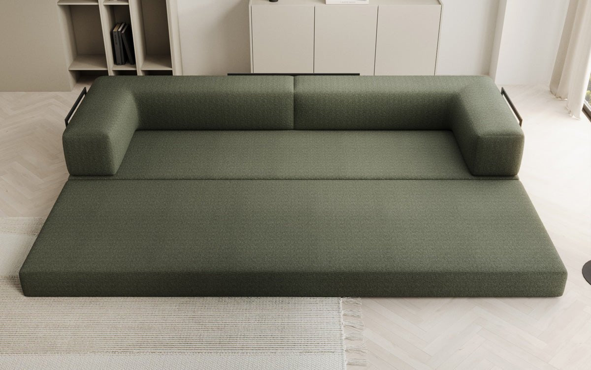 Designer Sofa Lazy 3-zits XXL in Bouclé