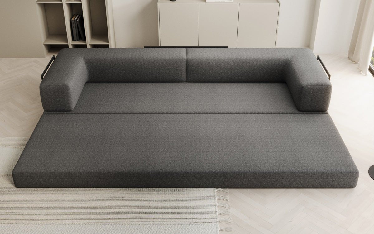 Designer Sofa Lazy 3-zits XXL in Bouclé