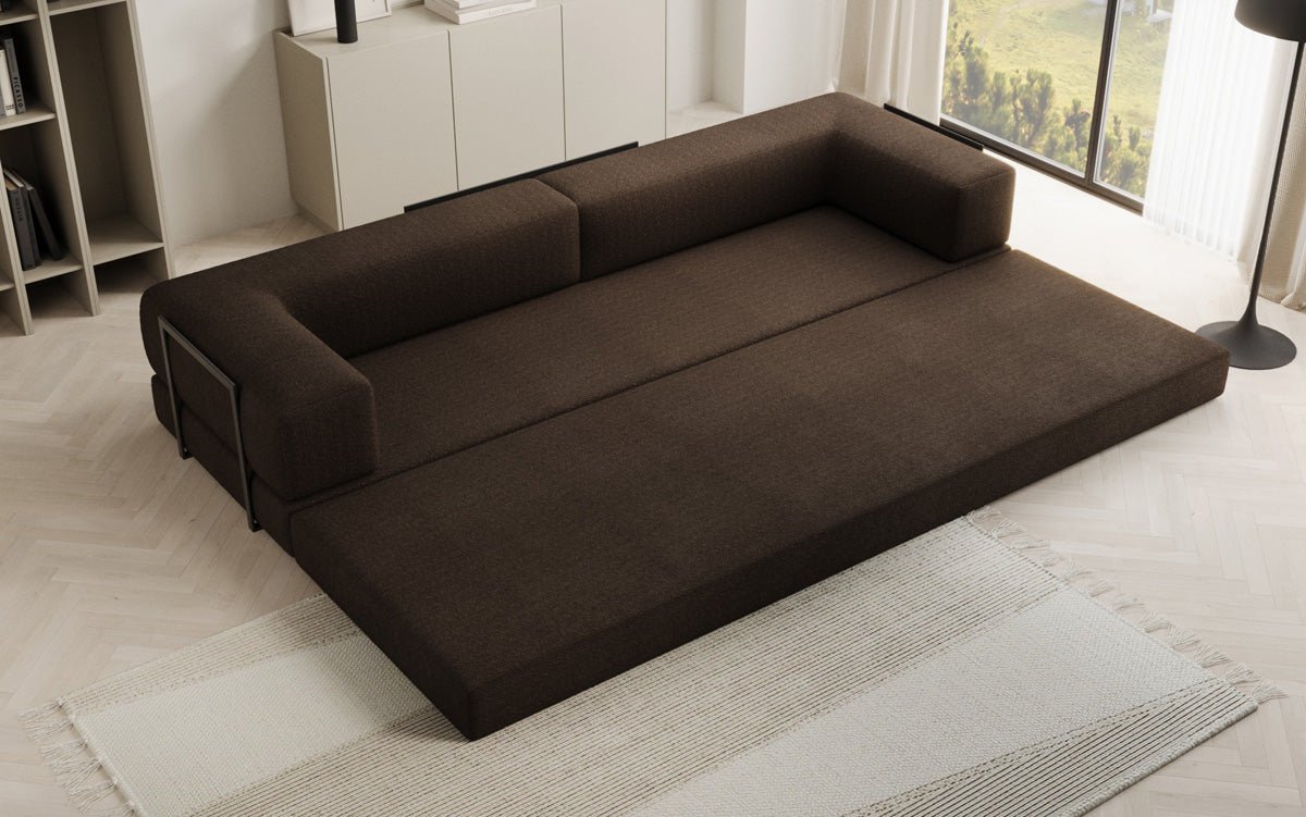 Designer Sofa Lazy 3-zits XXL in Bouclé