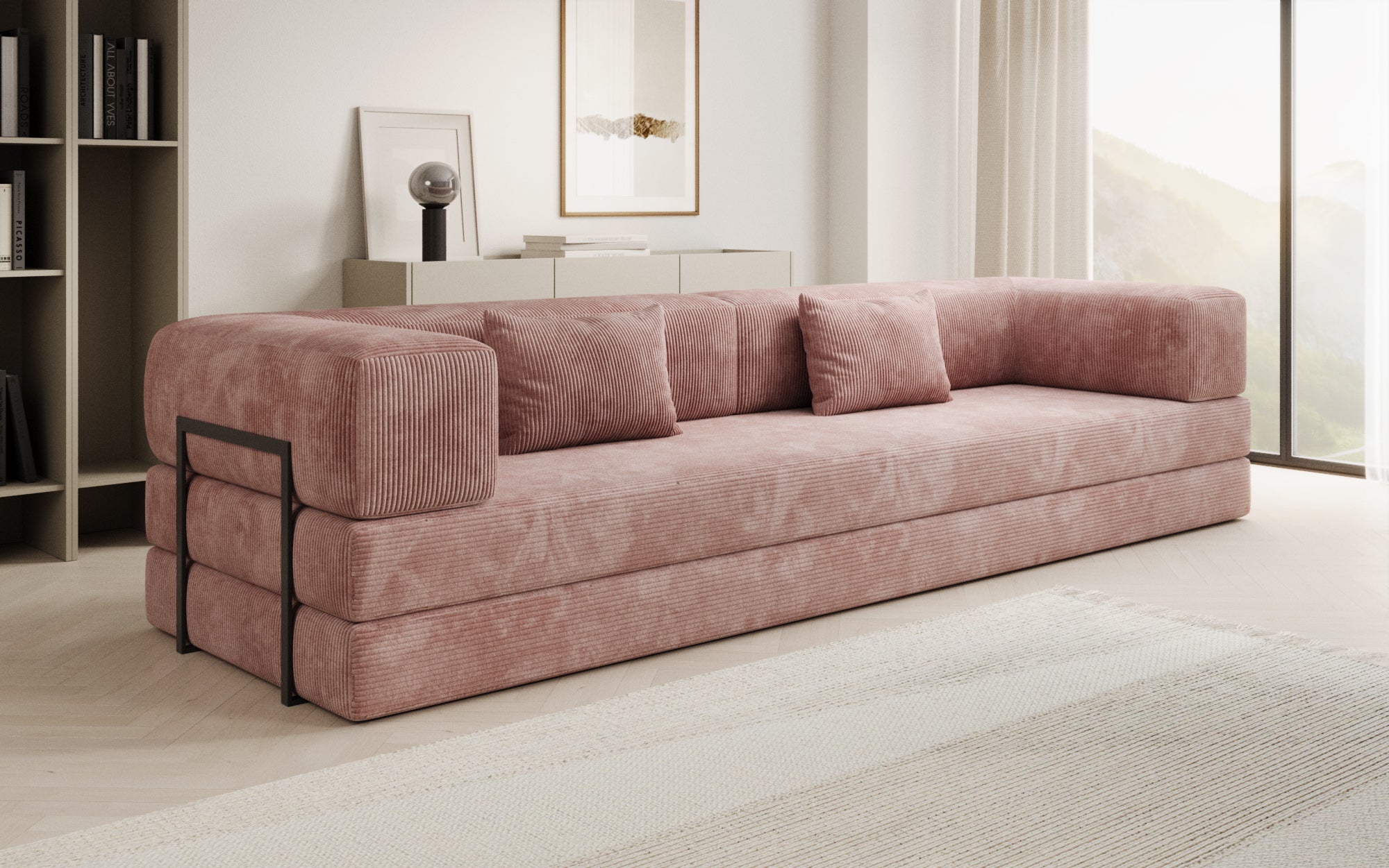 Extra hoes voor Sofa Lazy in corduroy