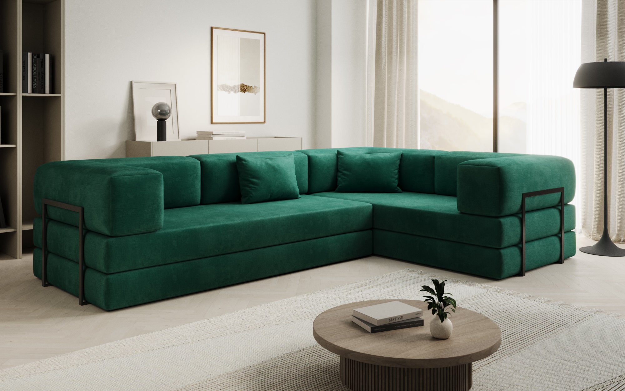 Extra hoes voor Sofa Lazy in fluweel