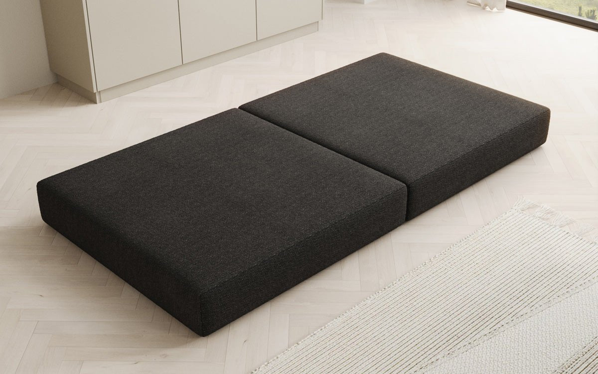 Lazy side stool in Bouclé