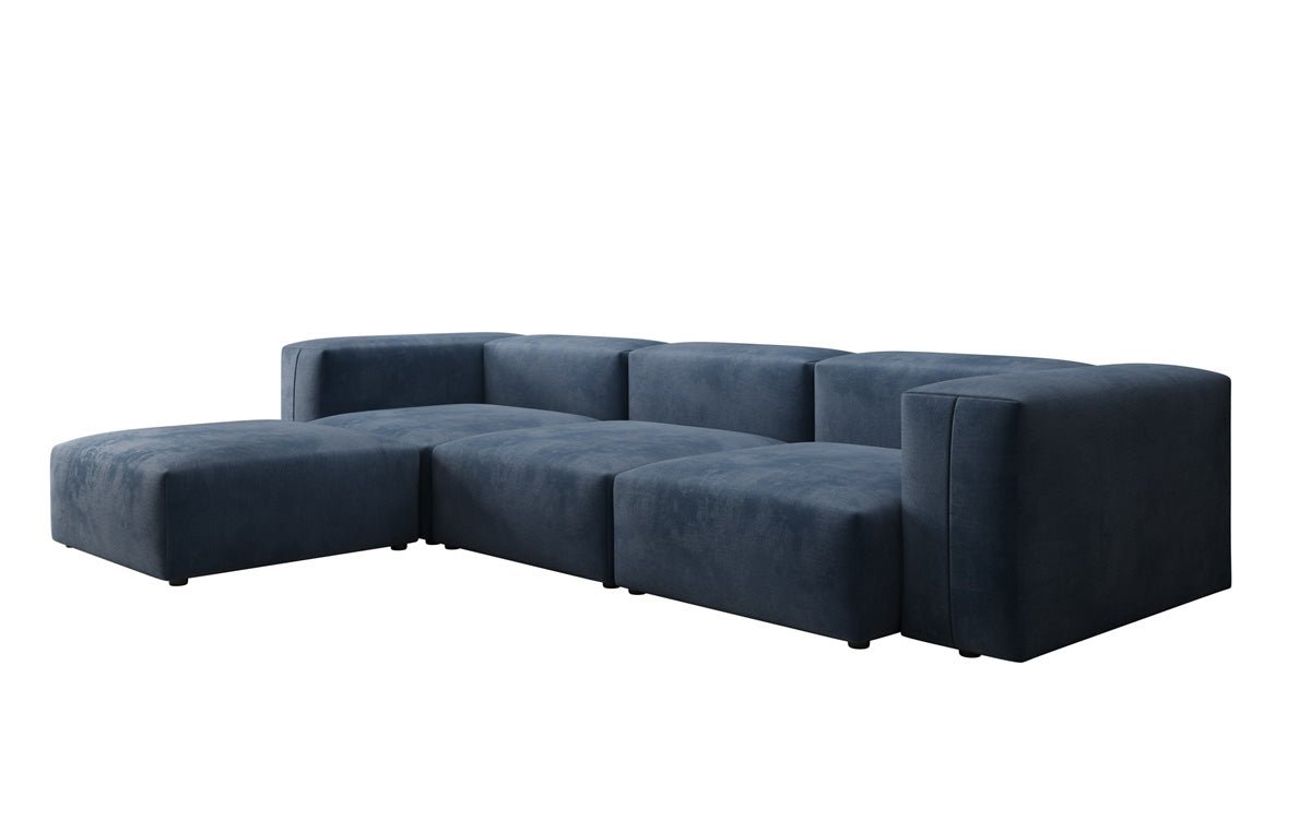 Ontwerper L-bank Snug in Fluweel