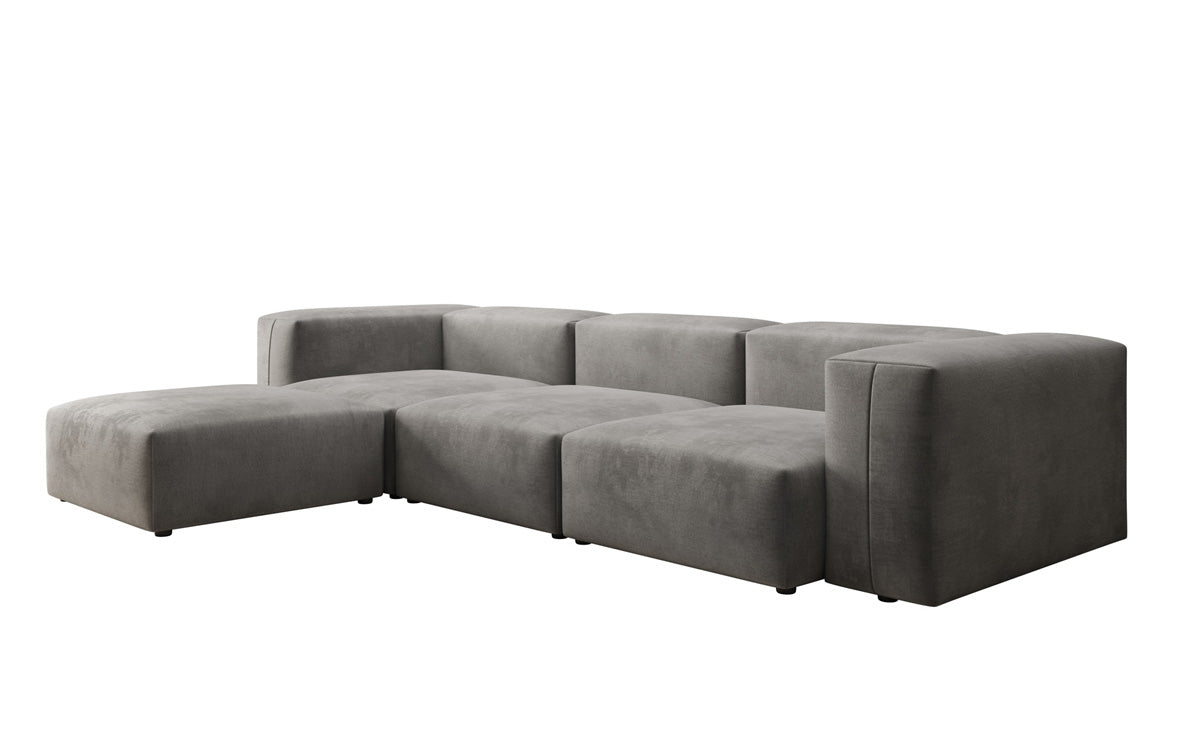 Ontwerper L-bank Snug in Fluweel