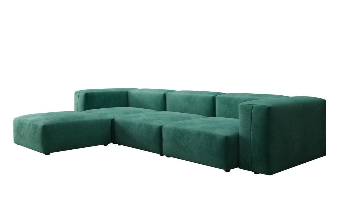 Ontwerper L-bank Snug in Fluweel