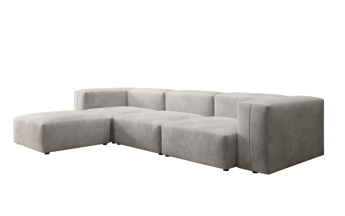 Ontwerper L-bank Snug in Fluweel