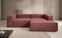 Designer-hoekbank Lesley Mini in structuurstof