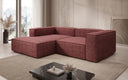 Designer-hoekbank Lesley Mini in structuurstof