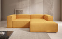 Designer-hoekbank Lesley Mini in structuurstof