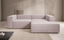 Designer-hoekbank Lesley Mini in structuurstof