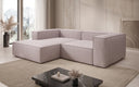 Designer-hoekbank Lesley Mini in structuurstof