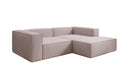 Designer-hoekbank Lesley Mini in structuurstof