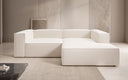 Designer-hoekbank Lesley Mini in structuurstof