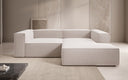 Designer-hoekbank Lesley Mini in structuurstof