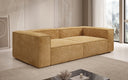 Designer Sofa Lesley 3-zits in Ribstof