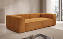 Designer Sofa Lesley 3-zits in Ribstof