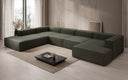 Designer Sofa Lesley U XXL in Bouclé