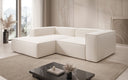 Designer-hoekbank Lesley Mini in structuurstof