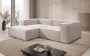 Designer-hoekbank Lesley Mini in structuurstof