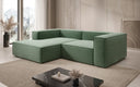Designer-hoekbank Lesley Mini in structuurstof