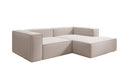 Designer-hoekbank Lesley Mini in structuurstof