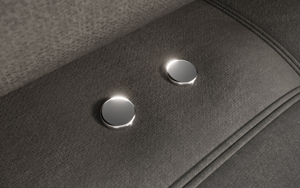 Designbank Sydney L Fluweel met elektrische slaapfunctie
