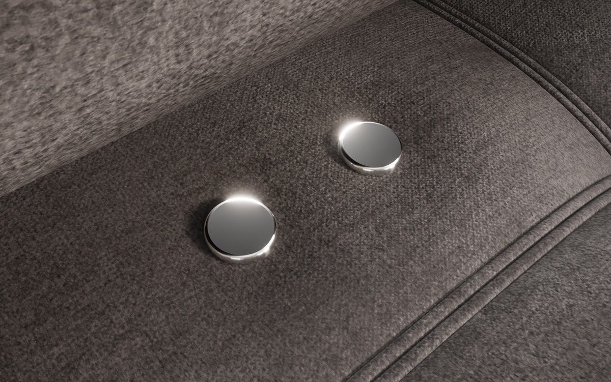 Designbank Sydney L Fluweel met elektrische slaapfunctie