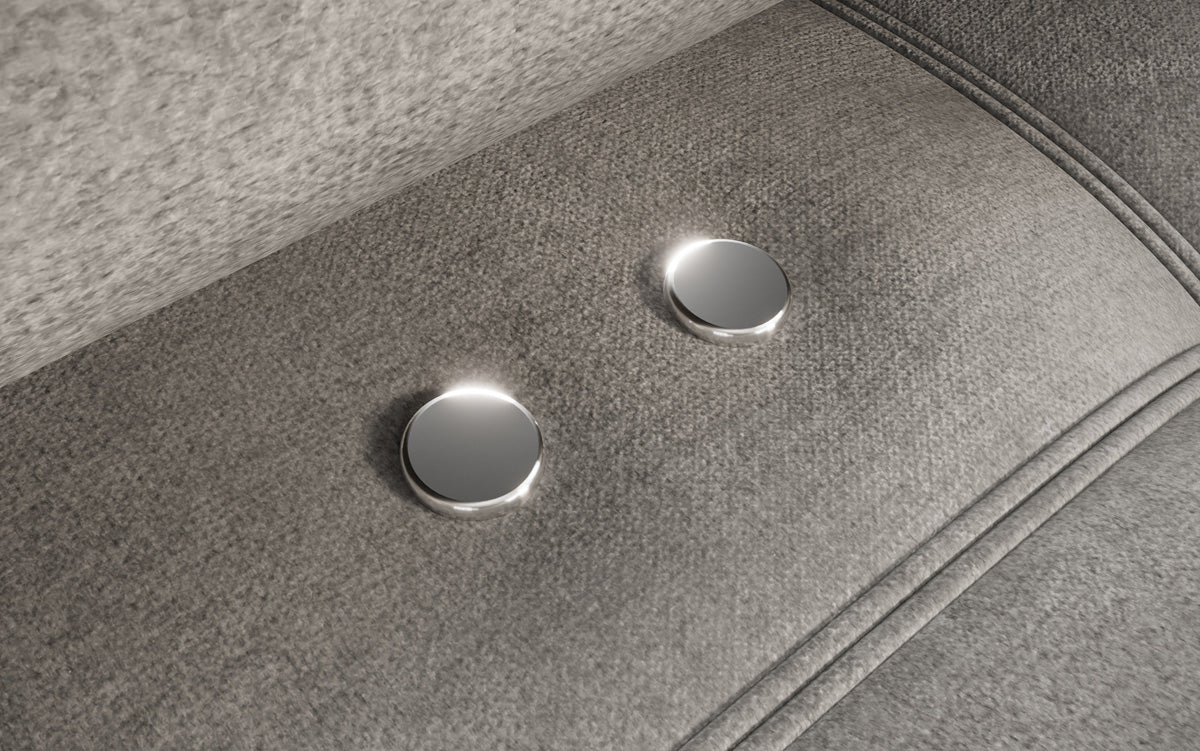 Designbank Sydney L Fluweel met elektrische slaapfunctie