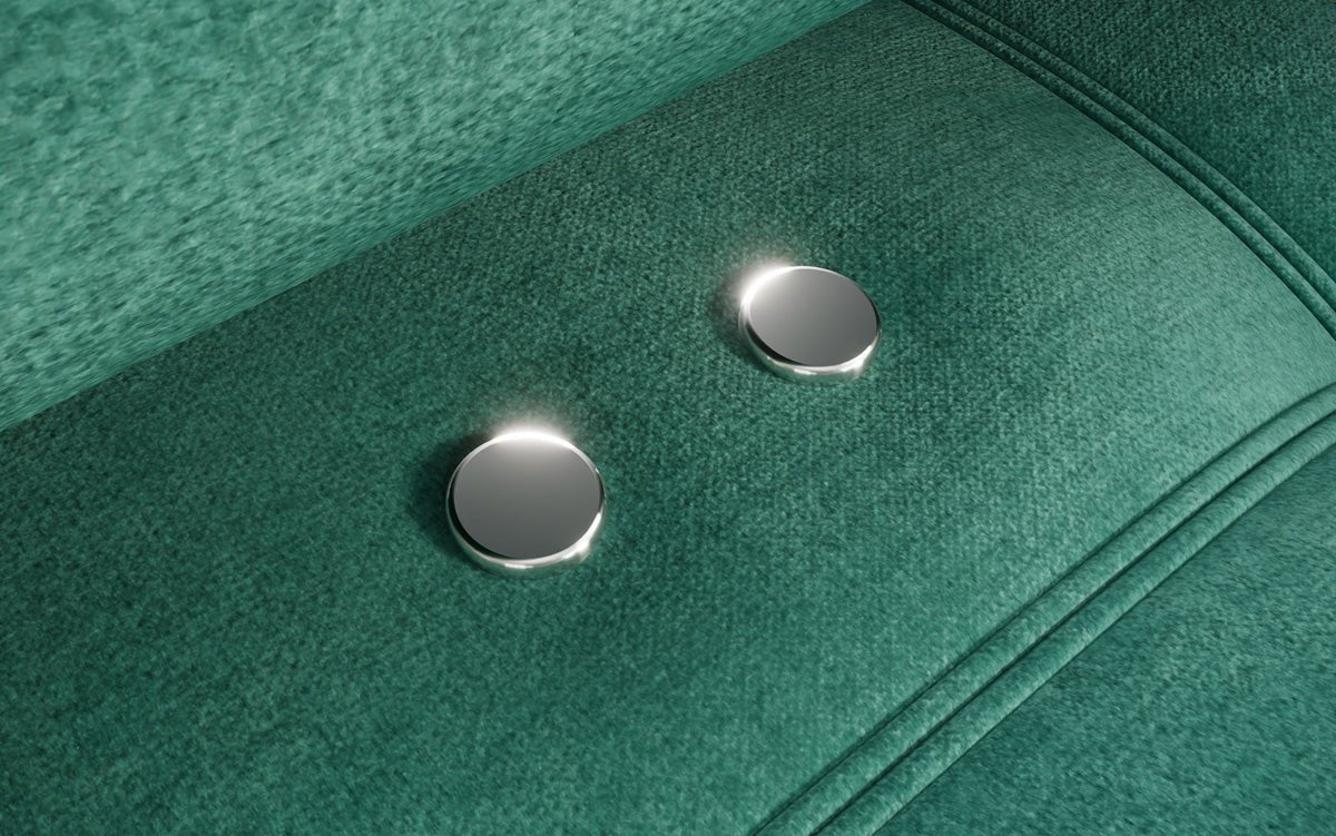 Designbank Sydney L Fluweel met elektrische slaapfunctie