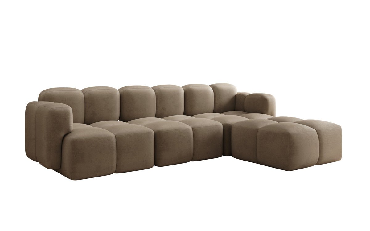 Designer L Sofa Celly in Fluweel