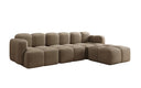 Designer hoekbank Celly in Fluweel